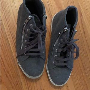 Superga High top grey sneakers